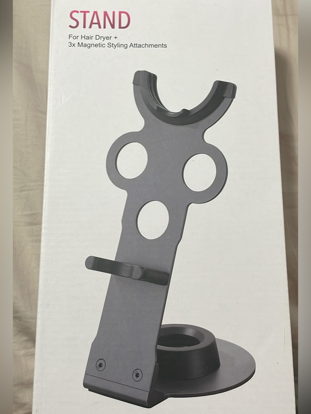 Dyson hair dryer stand